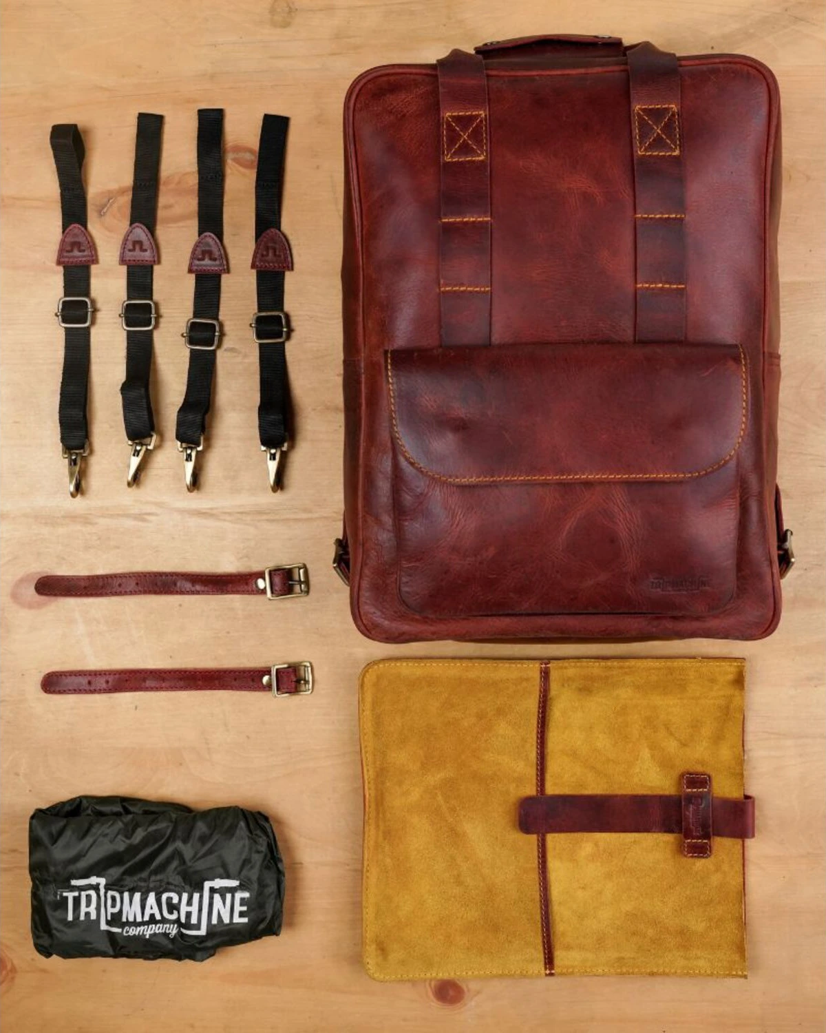 Trip Machine Eastwood backpack, cherry Red, Red