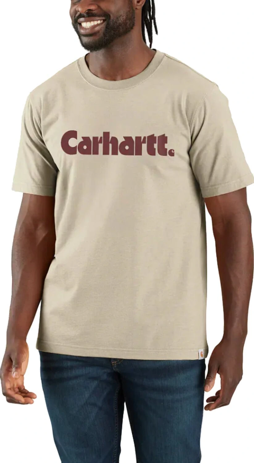 Carhartt Logo Graphic t-shirt, oat milk White, S