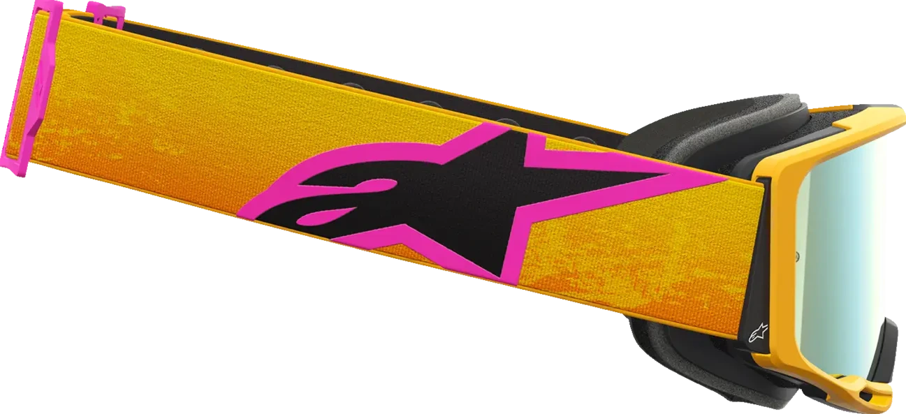GOGGLE VISION 8 CORP ORG/YLW/PINK MIRROR-GOLD
