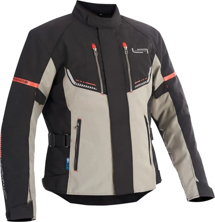 Lindstrands textile jacket Lomsen Black/light grey 56