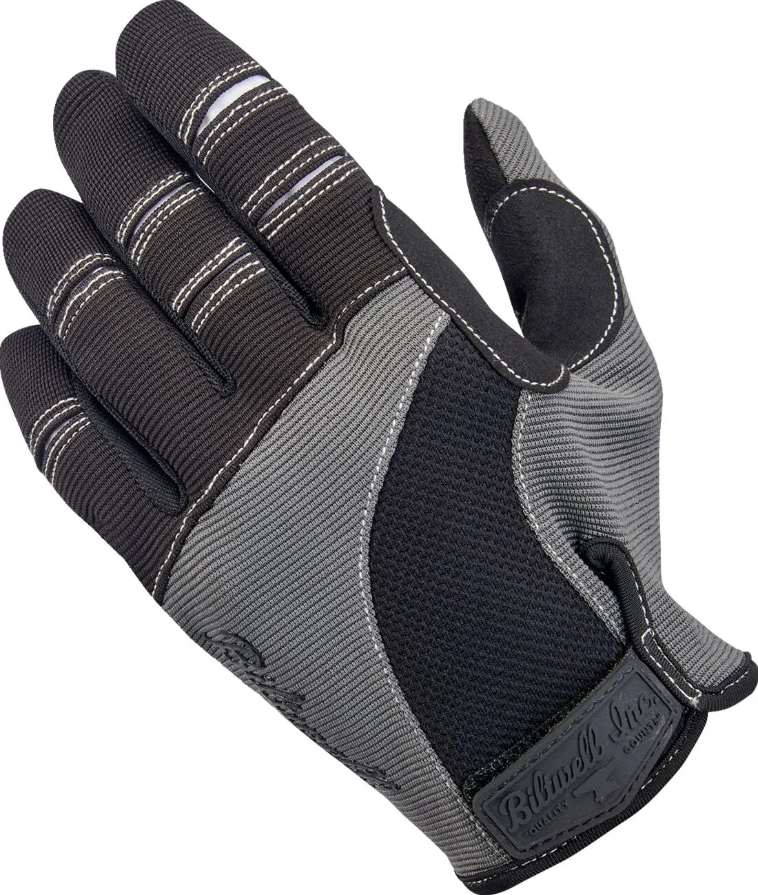 GLOVES MOTO GRY/BLK SM