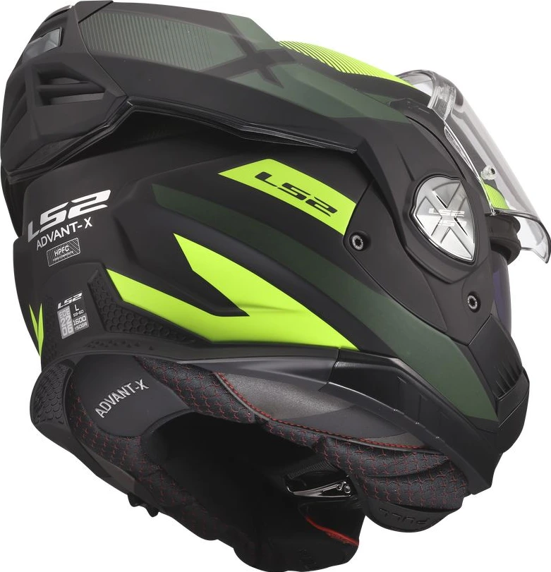 LS2 FF901 ADVANT X NOVA Helmet - Black H-V Yellow, L