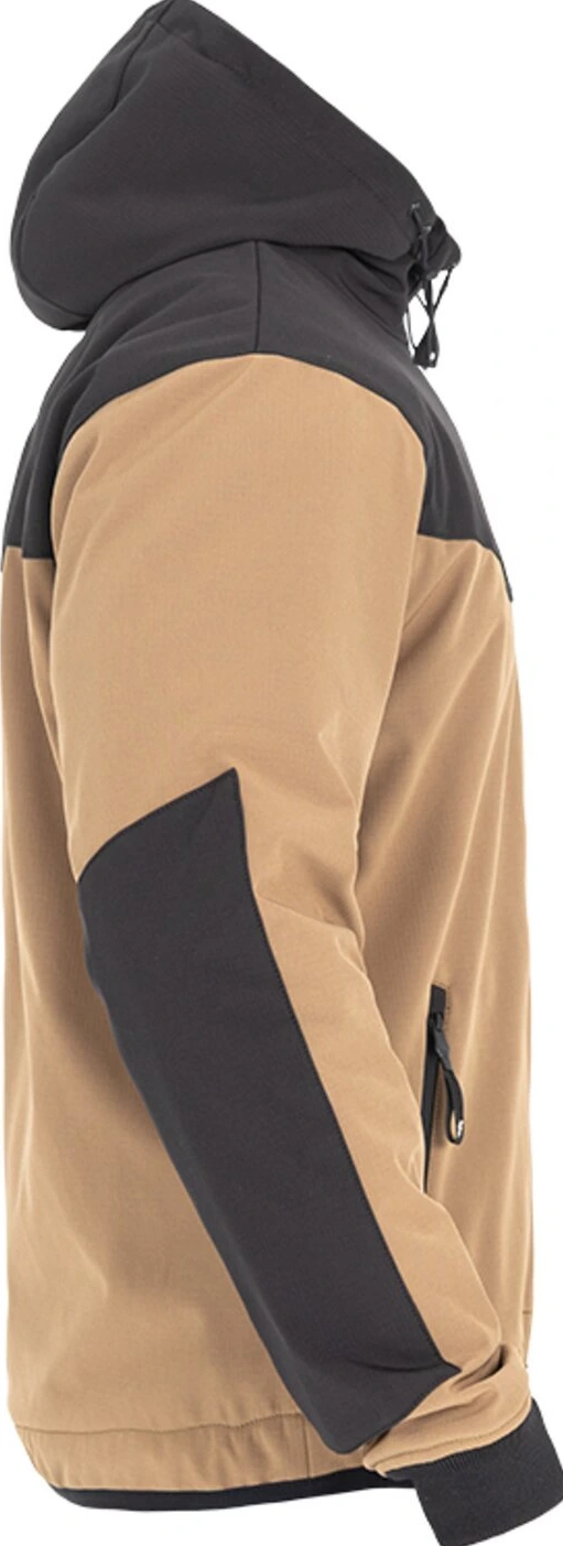 John Doe Hoodie V3 Softshell Rip-Stop dessert, Black, 2XL