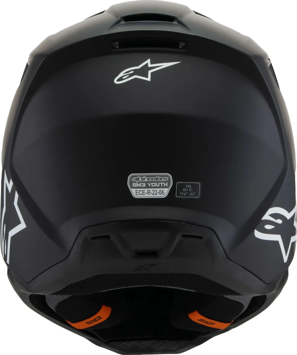 HELMET YTH SM3 SOLID BLACK YS