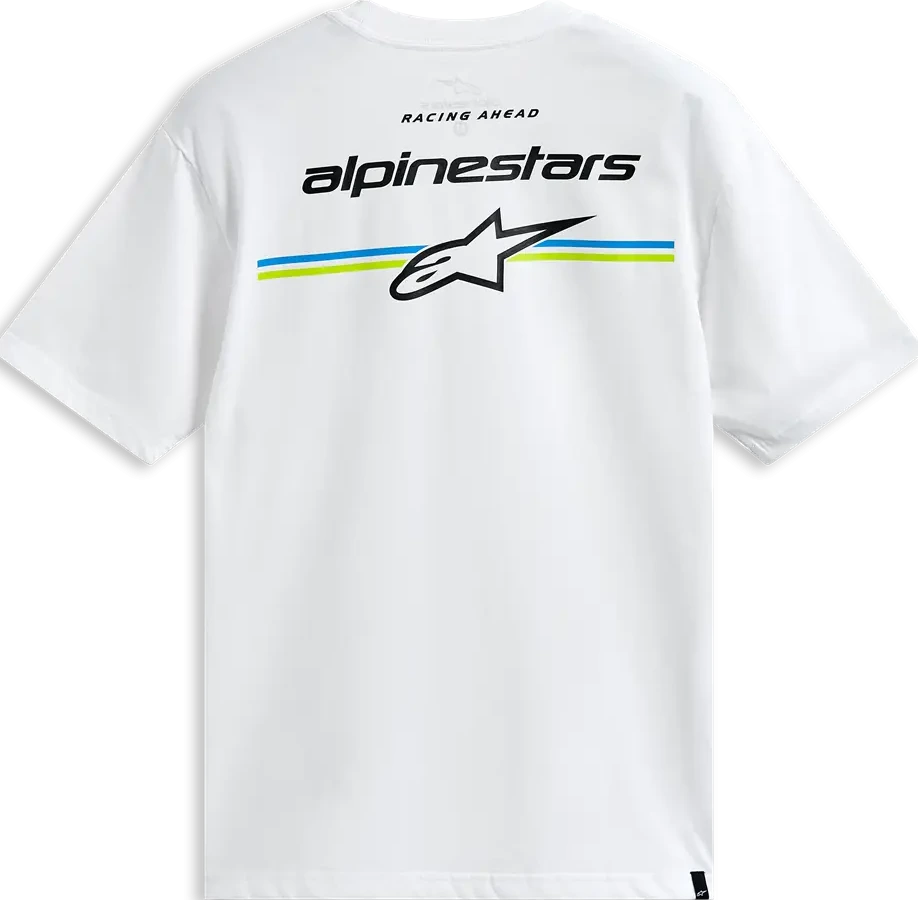 TEE SS CSF LANES WHITE S