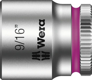Wera Zyklop 1/4" socket - US sizes 9/16"