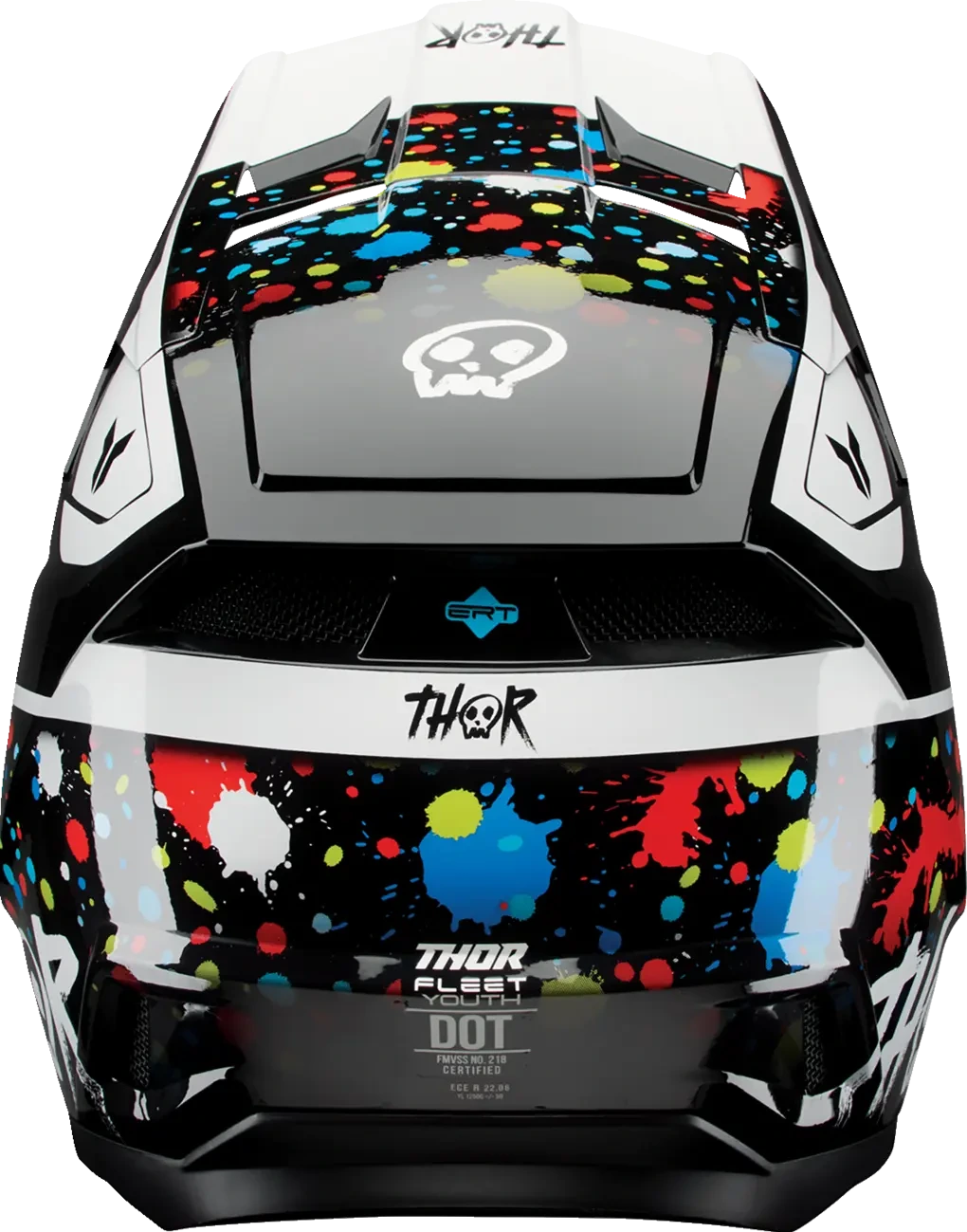 HELMET FLEET YTH SPLAT BLACK S