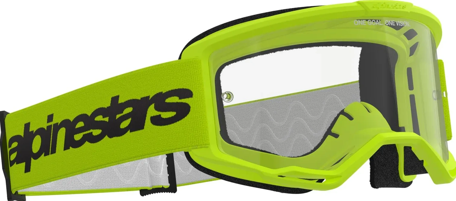 GOGGLE VISION 3 WORDMARK YLW CLEAR