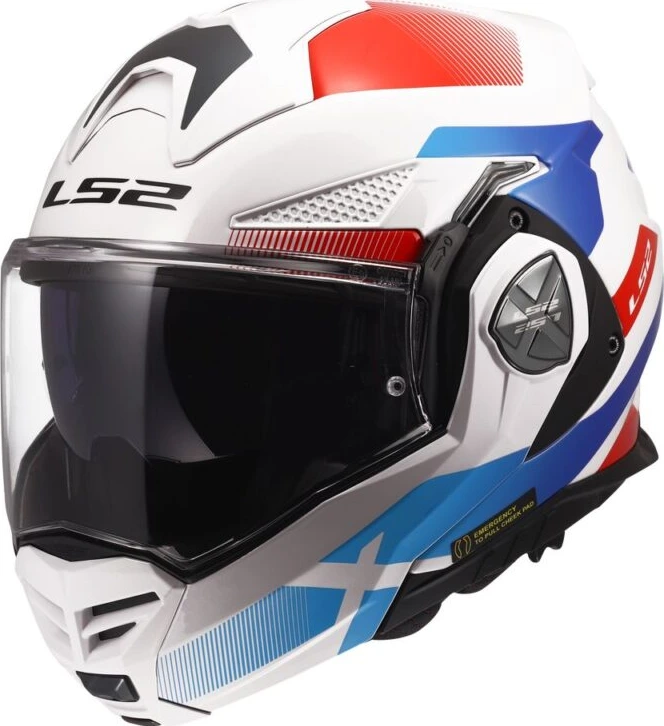 LS2 FF901 ADVANT X NOVA Helmet - White Blue Red, L