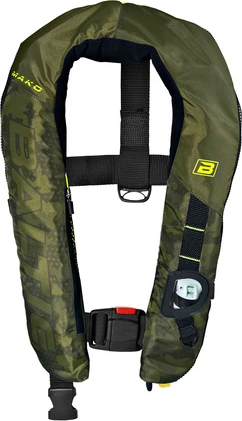 Baltic Mako manuāli piepūšamā glābšanas veste zaļa 40-150kg