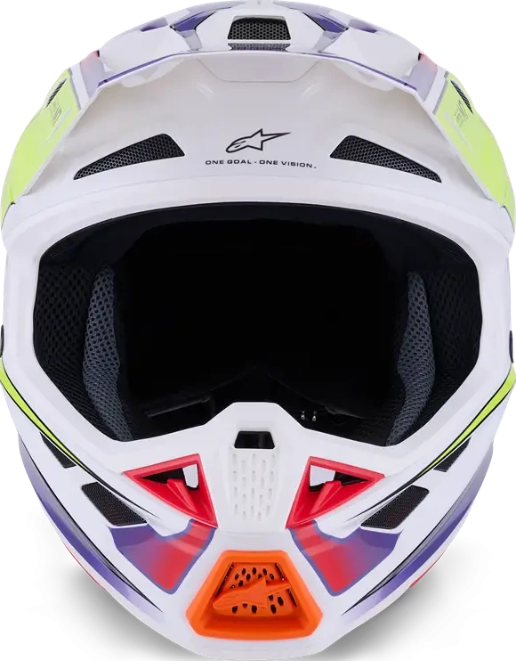 HELMET SM7 FUSE WHT/YL/PU XS
