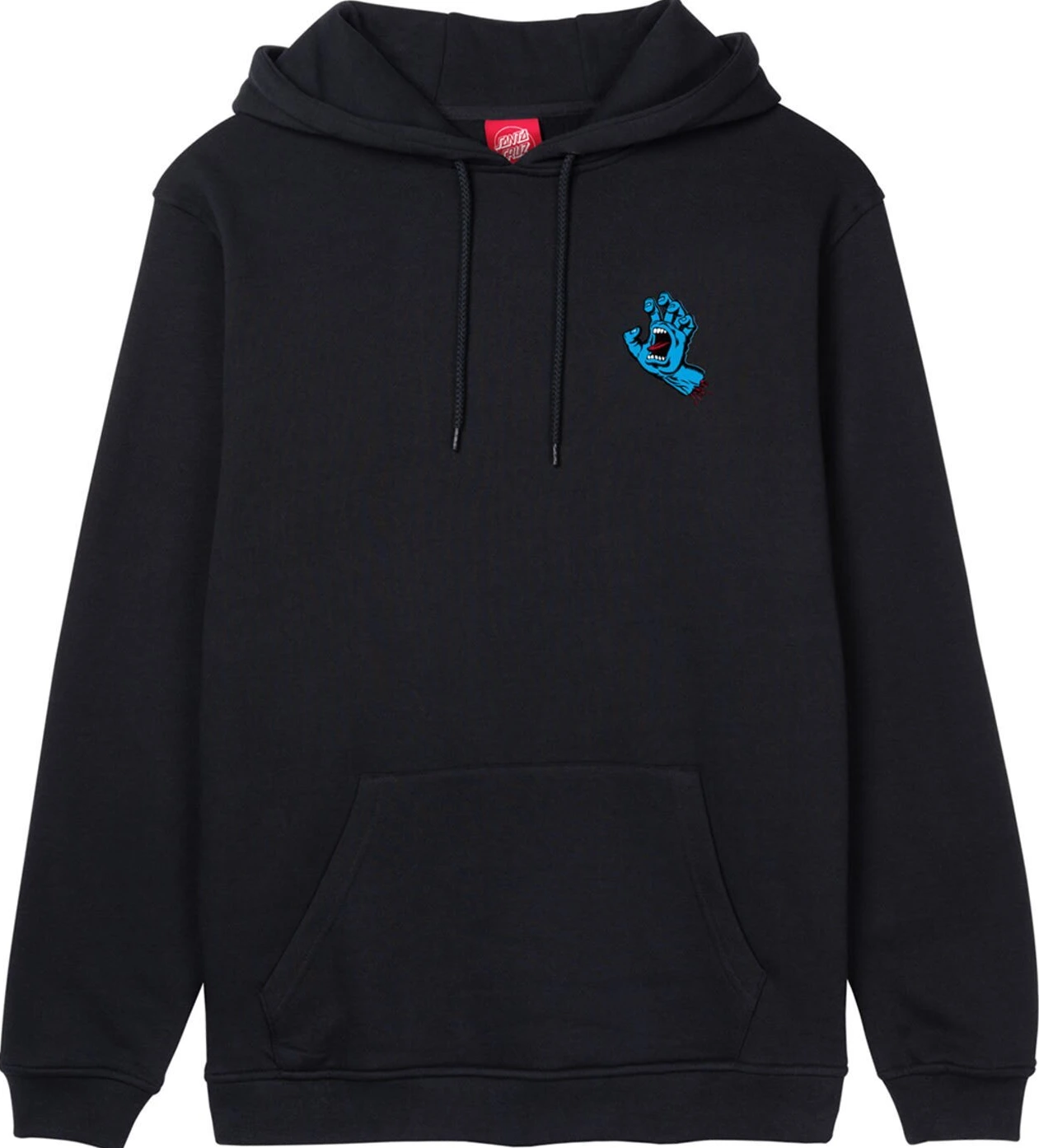 Santa Cruz Screaming Hand Chest hoodie, Black, M