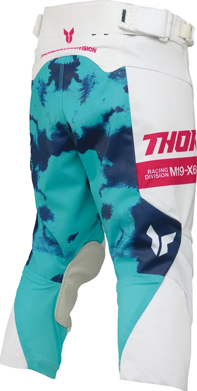 PANT YTH LAUNCHMODE BLEACH WHT/AQ 20