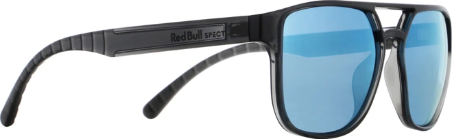 Spect Red Bull Elroy Sunglasses Shiny X'tal Dk Grey w Blue Grey Mirror lens