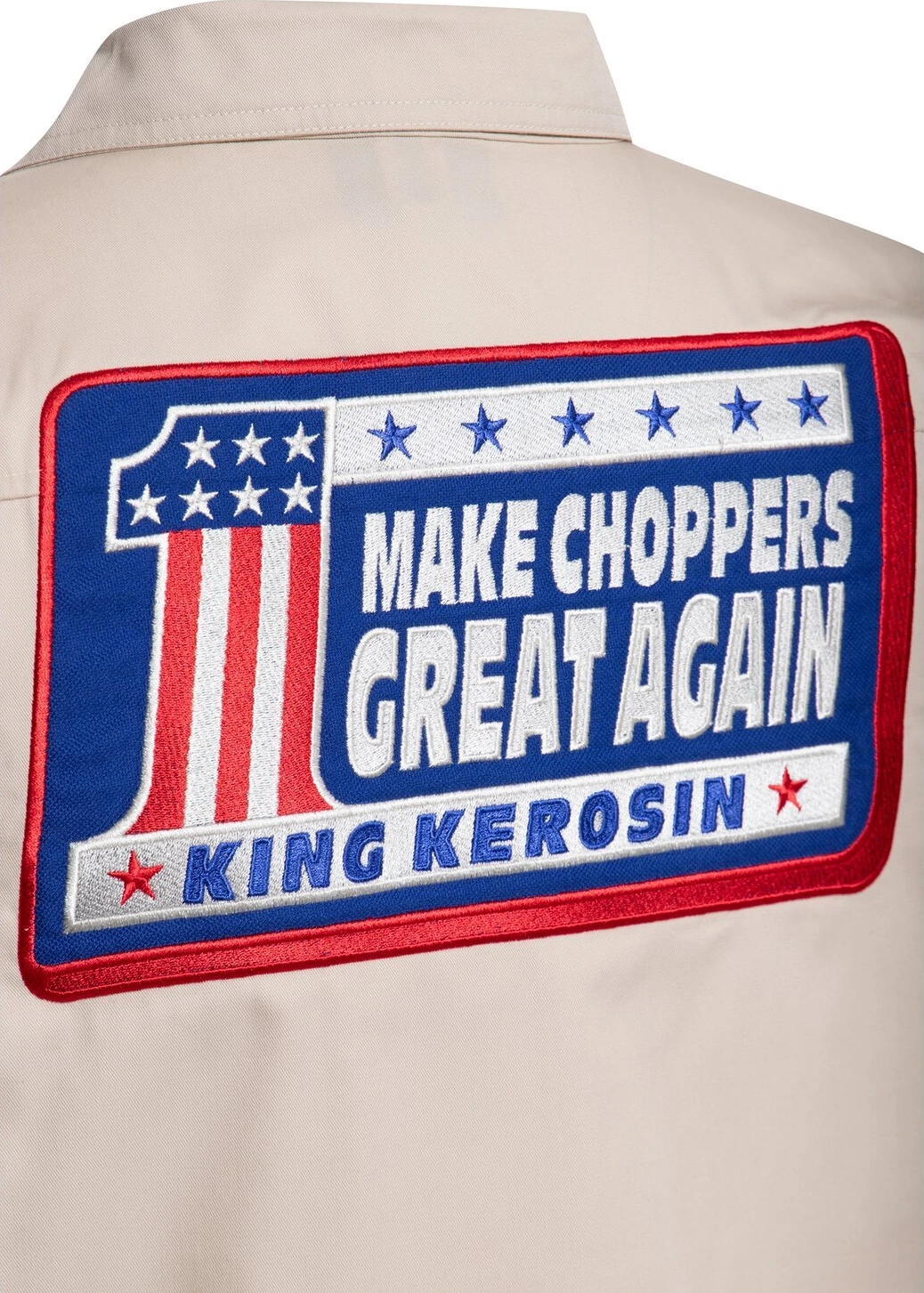 King Kerosin Make Choppers Great Again shirt, sand, L