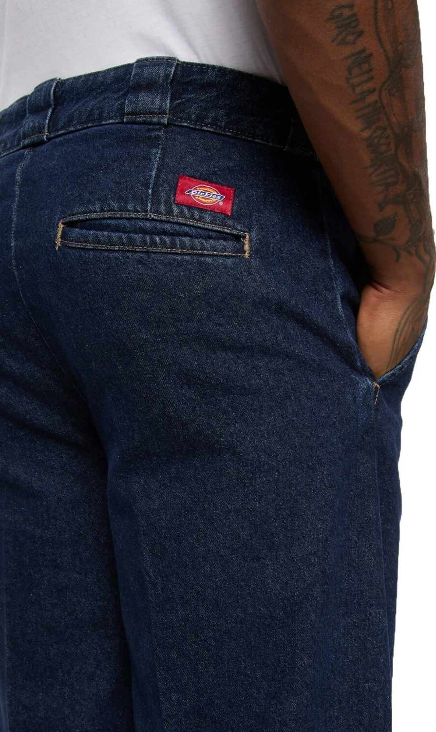 Dickies 877 Barrel leg work jeans, dark Blue, indigo, 30/34