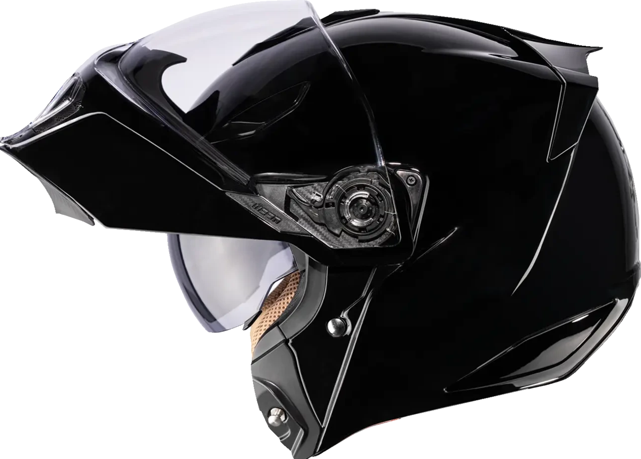 HELMET THRESHOLD GLOSS BLACK XS