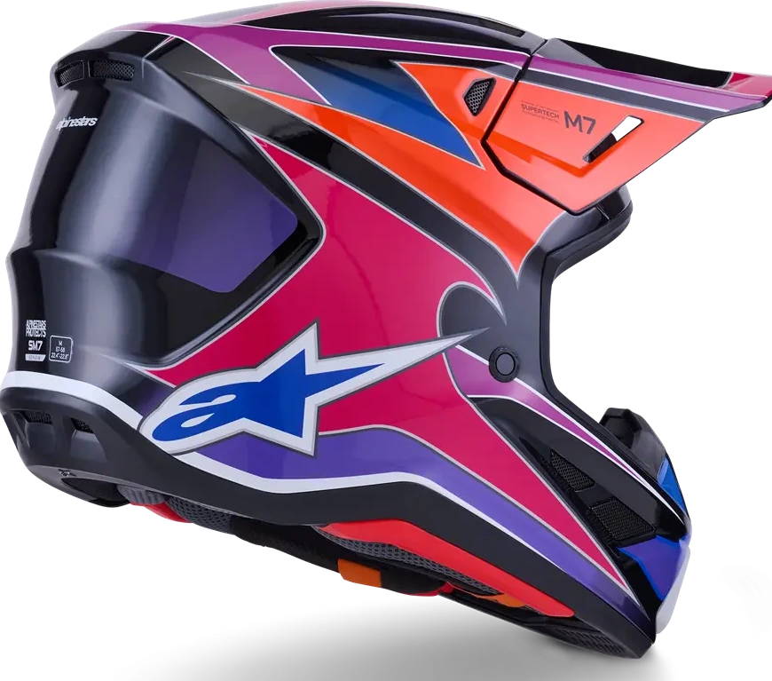 HELMET SM7 FUSE BLU/PU/PINK XS