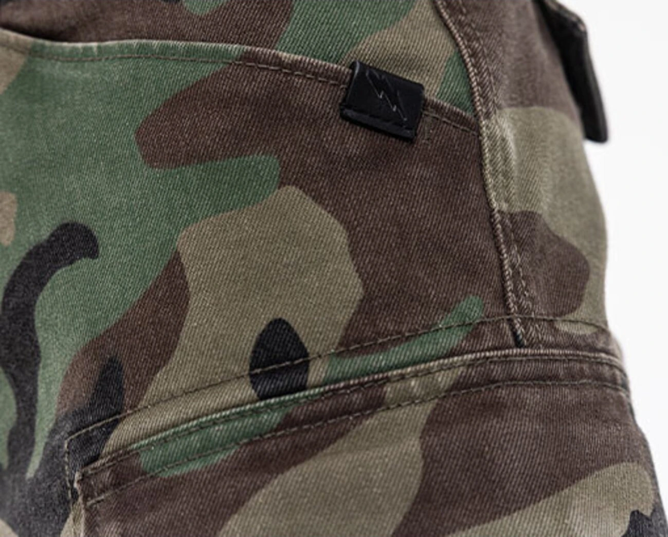 John Doe Regular cargo mono pants, camouflage Green, 38/32