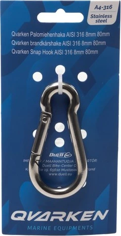 Qvarken Snap Hook AISI316 10mm 100mm