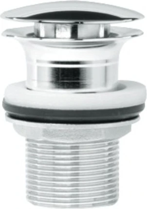 drain outlet chromed brass