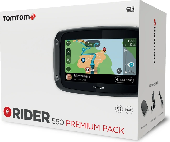 TomTom RIDER 550 World Premium Pack (EMEA)