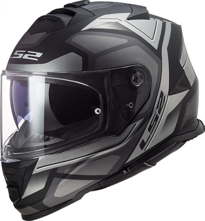 LS2 FF800 STORM II FASTER helmet - 3XL, Matt Titanium