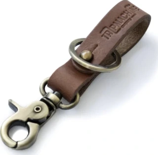 Trip Machine Key Fob vintage tan / antique