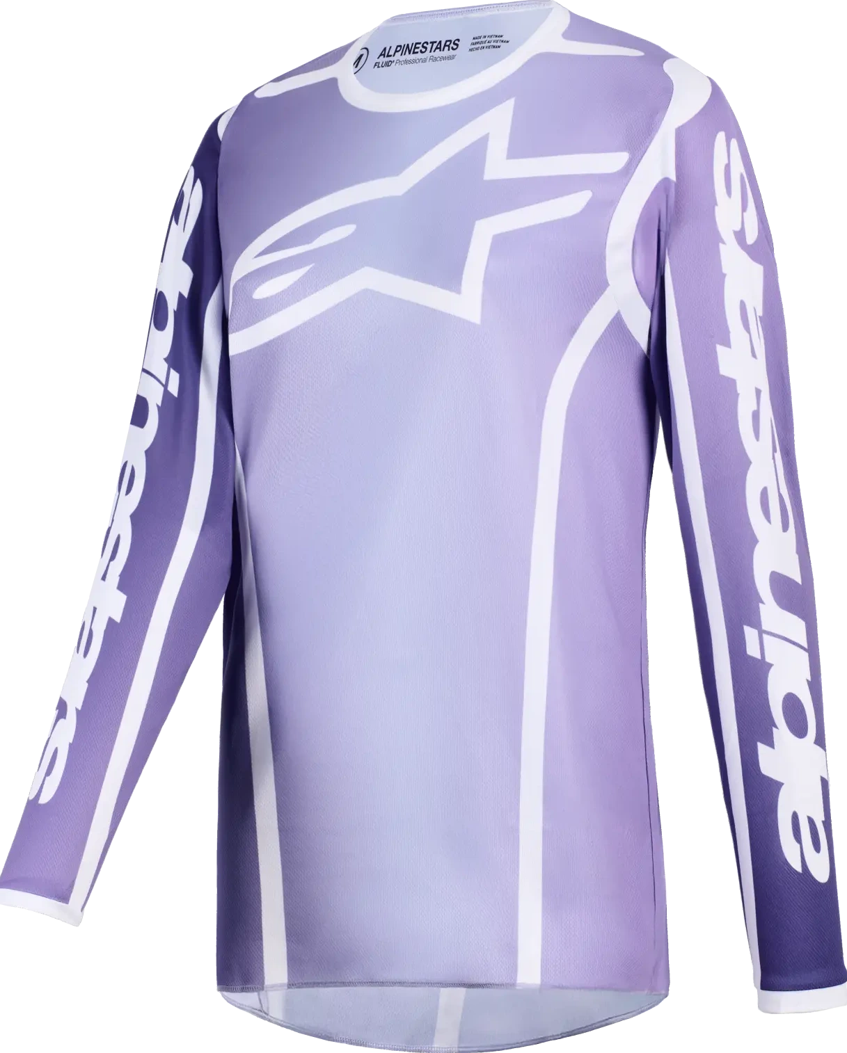 JERSEY 4W FLUID APEX VIOLET/WHI XL