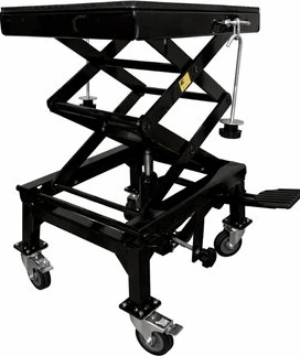TMV Hydraulic bike stand Black - 35-87cm - 135KG