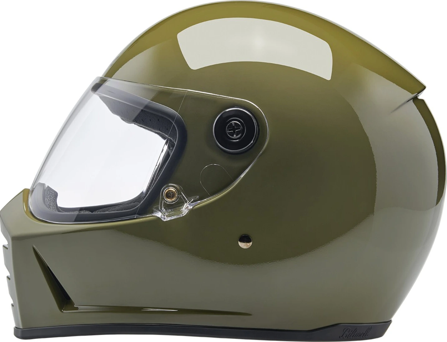 Biltwell Lane Splitter helmet, olive, Green, S, Gloss