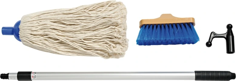 cleaning kit including pole