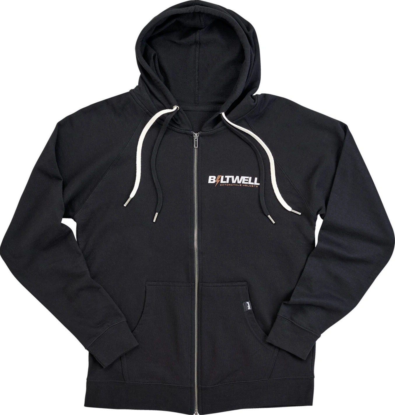 Biltwell Bolts zip hoodie, Black, S