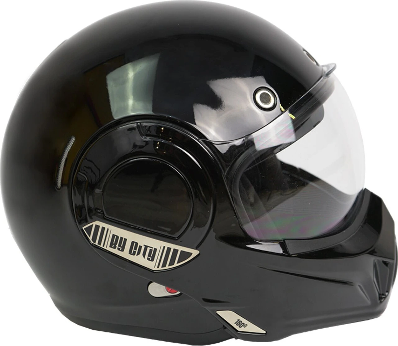 By City 180 Tech helmet black shiny, XS