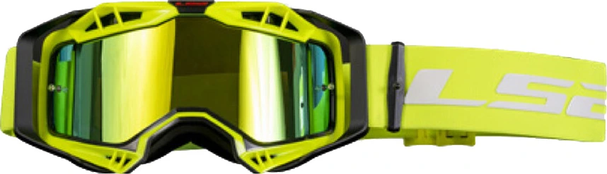 LS2 Aura Pro Goggle - H-V Yellow/Iridium Visor
