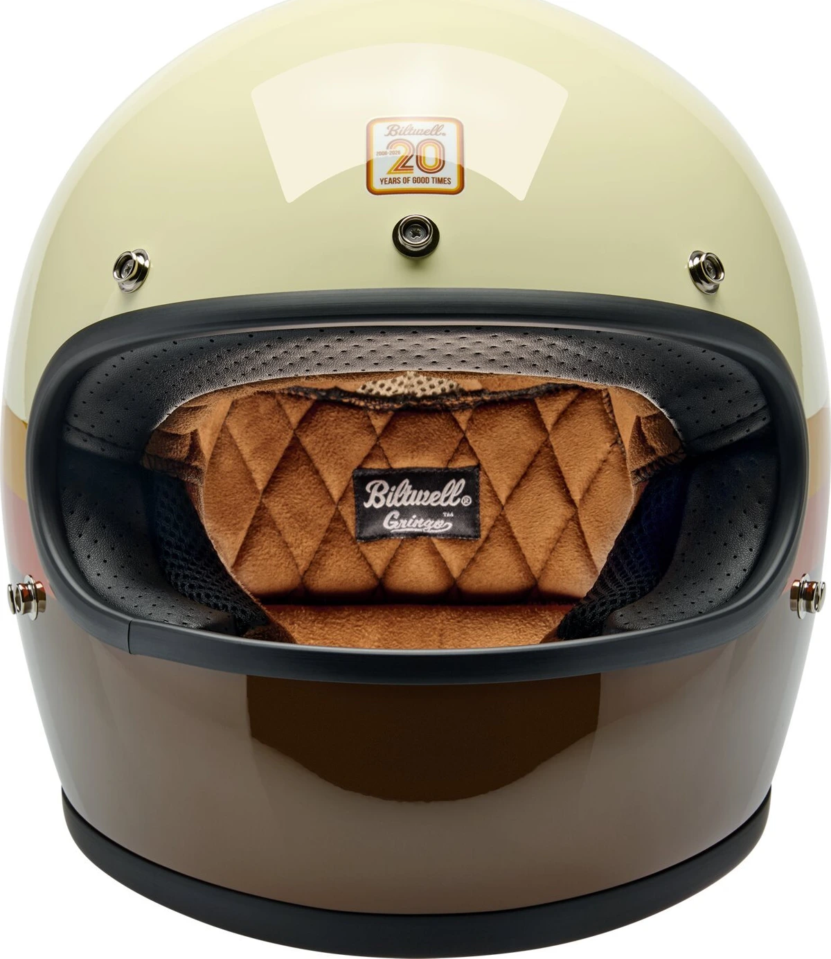 Biltwell Gringo helmet, 20th anniversary Beige, S, Gloss