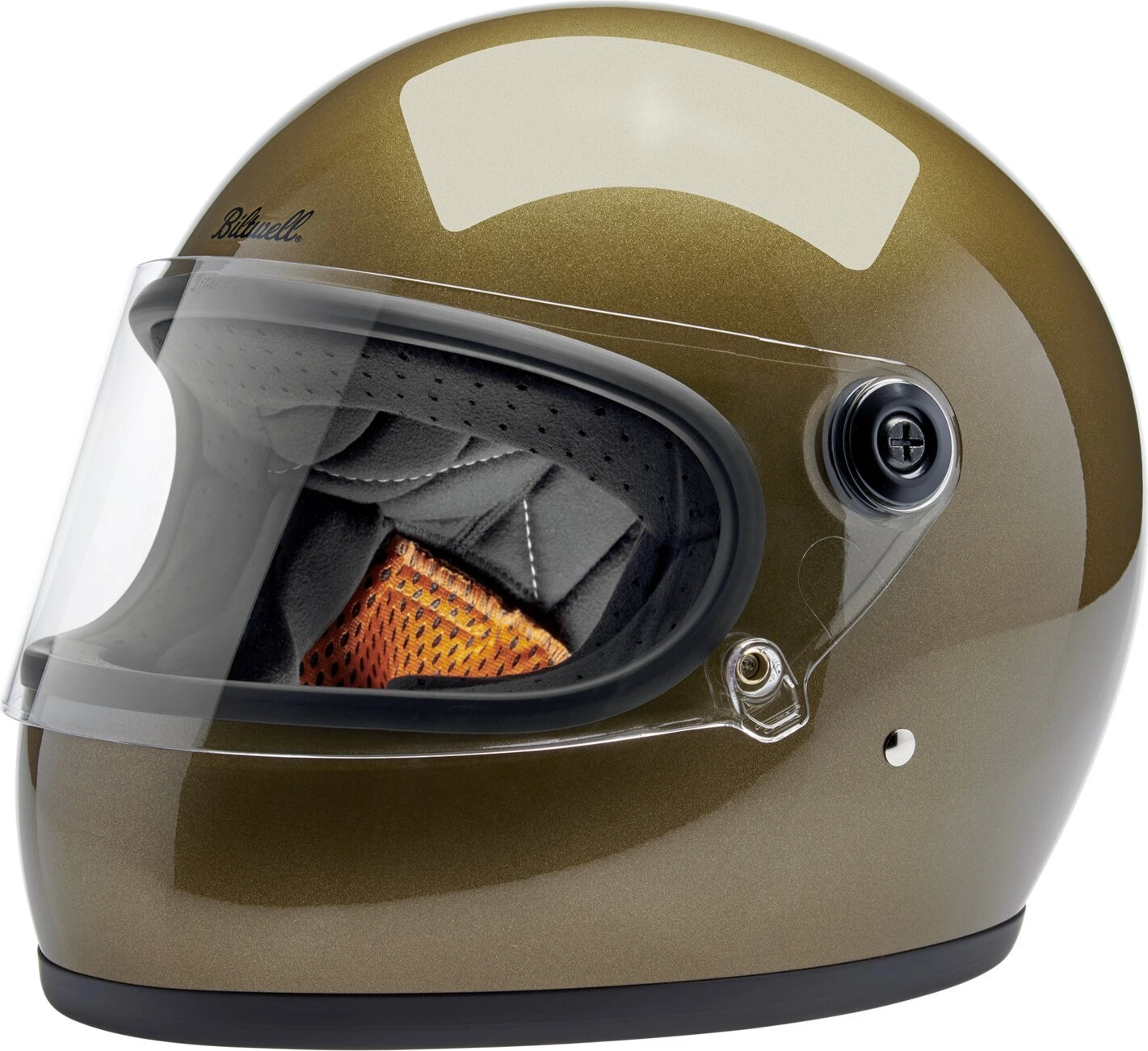 Biltwell Gringo S helmet, ugly Gold, Gold, Metallic