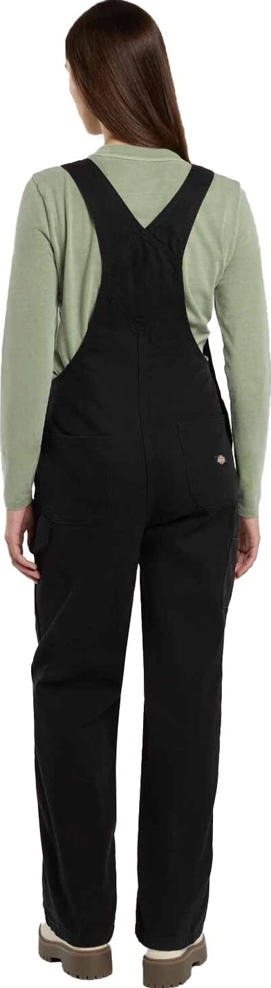 Dickies Loose canvas female bib, Black, M