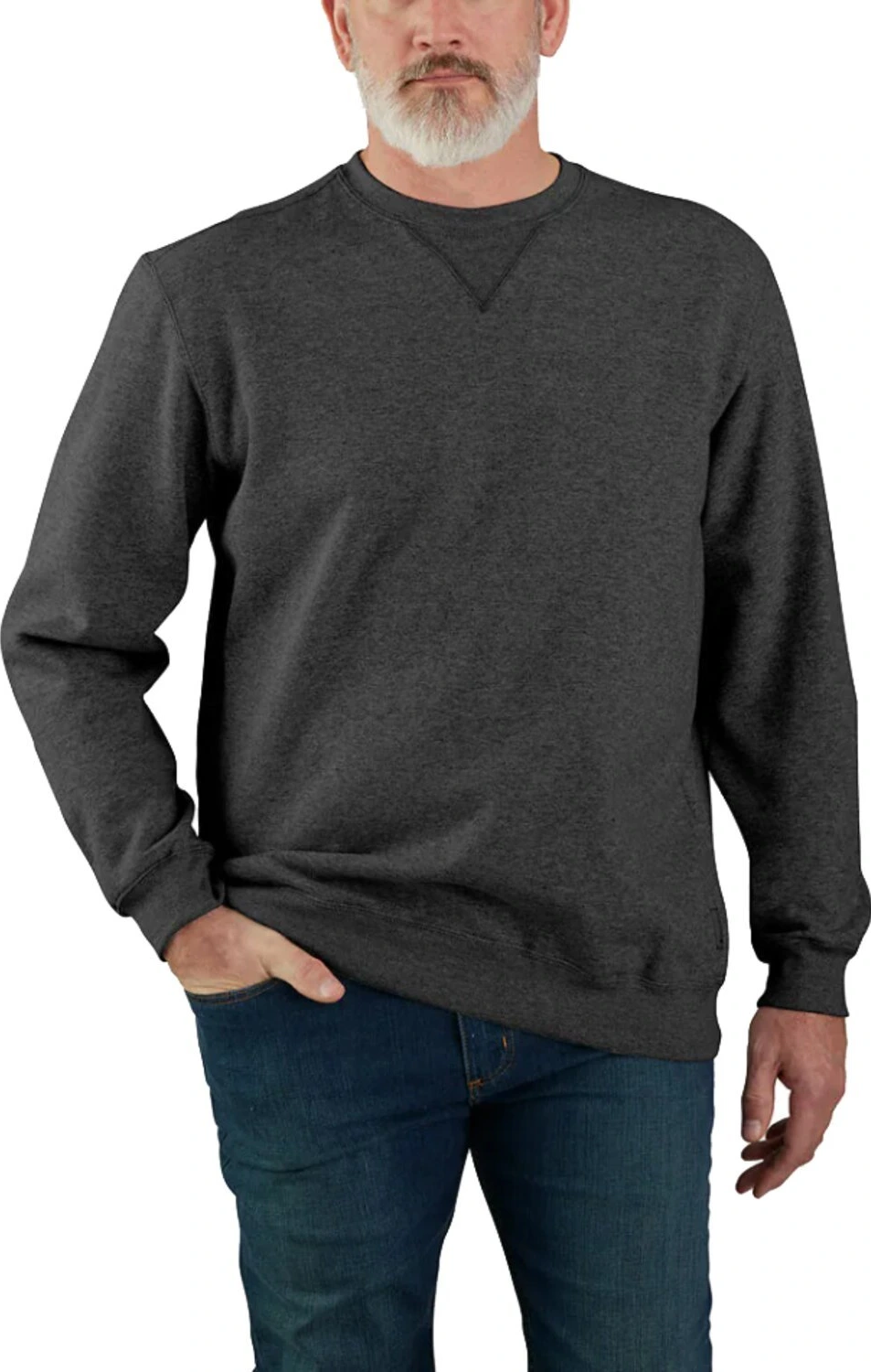 Carhartt Basic sweatshirt, carbon heather, L