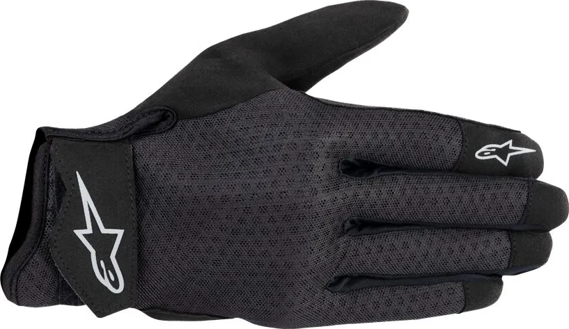 GLOVE STATED-AIR BLK/SL S