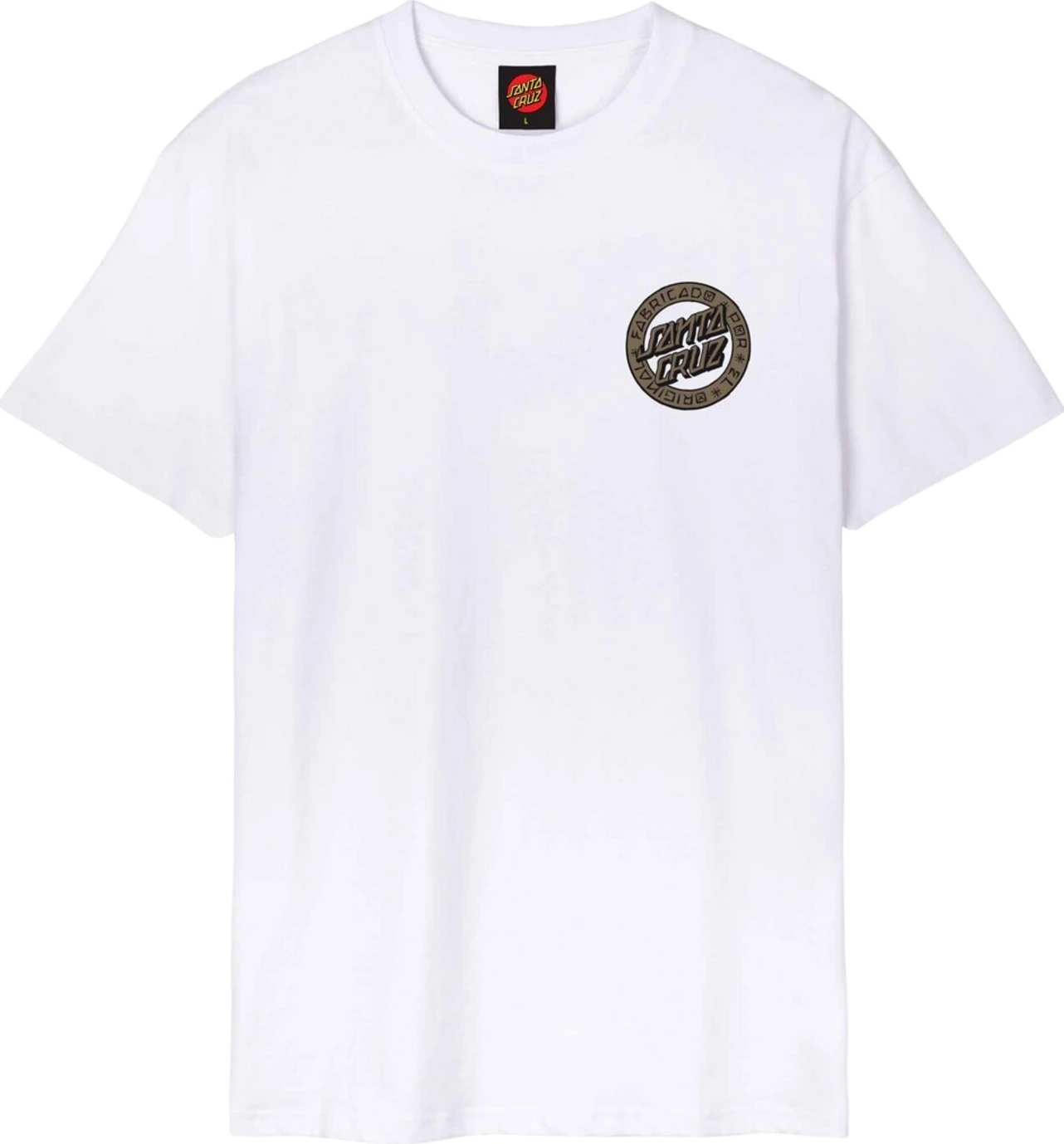 Santa Cruz Loco Dot t-shirt, White, S