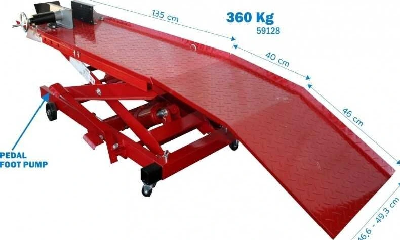 Motorcycle lifting table 360kg
