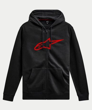 Alpinestars Fleece Angeless Zip Hoodie v3 Black/Red XL