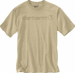 Carhartt Core Logo t-shirt S/S beach heather