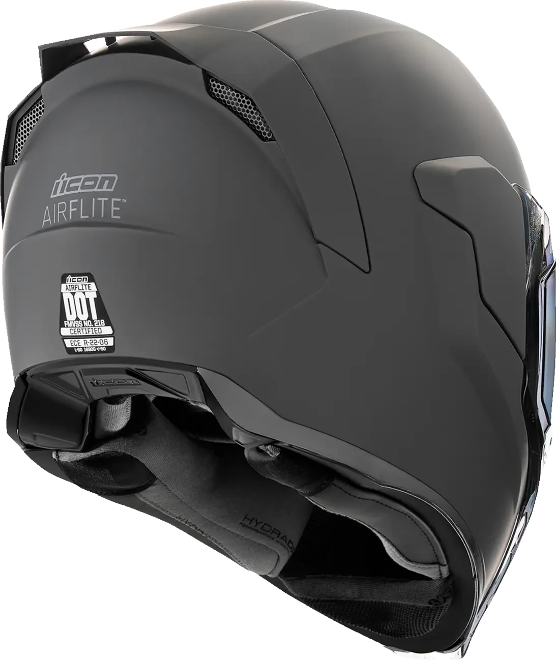 HELMET AIRFLITE DARK RUB BLACK XS