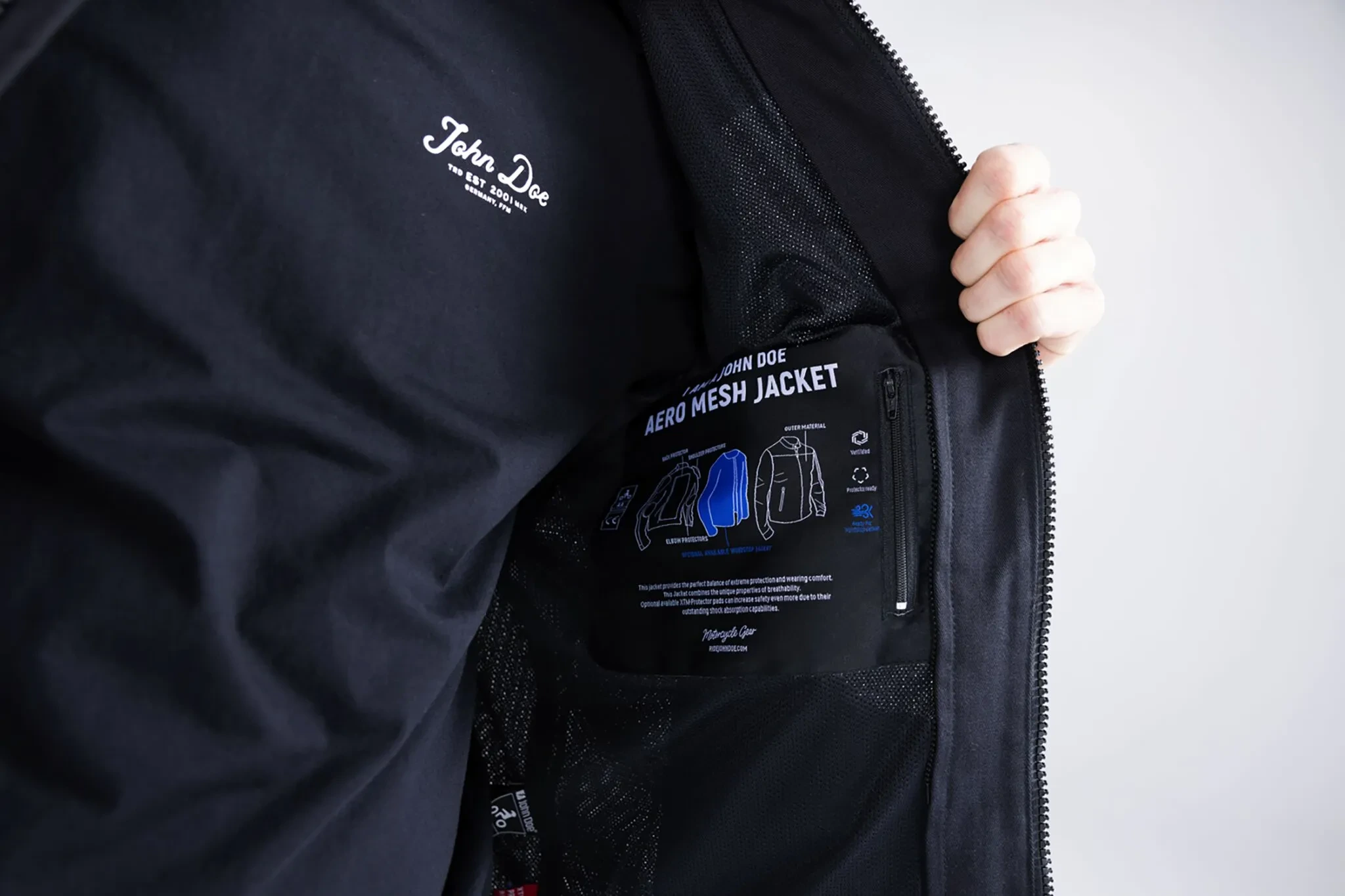 JACKET AERO MESH BLACK 3XL