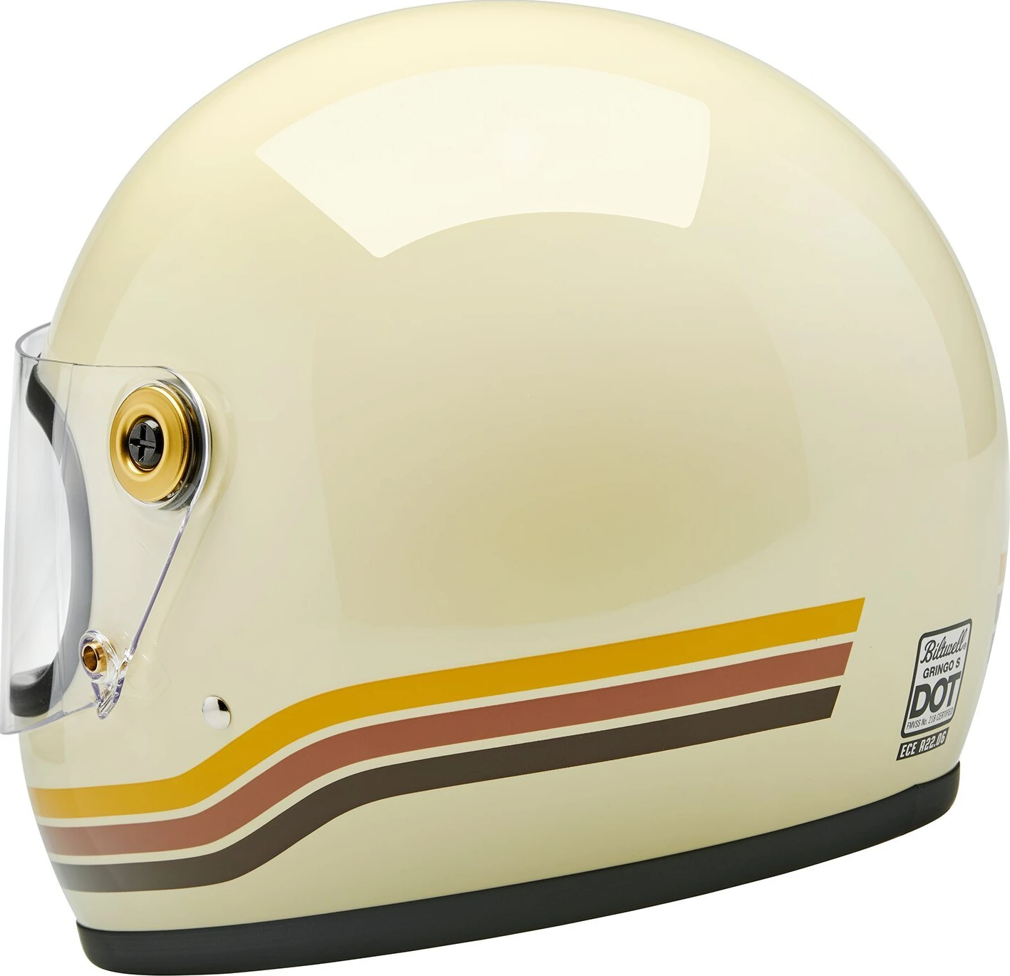 Biltwell Gringo S helmet, vintage desert spectrum Beige, XS, Graphic