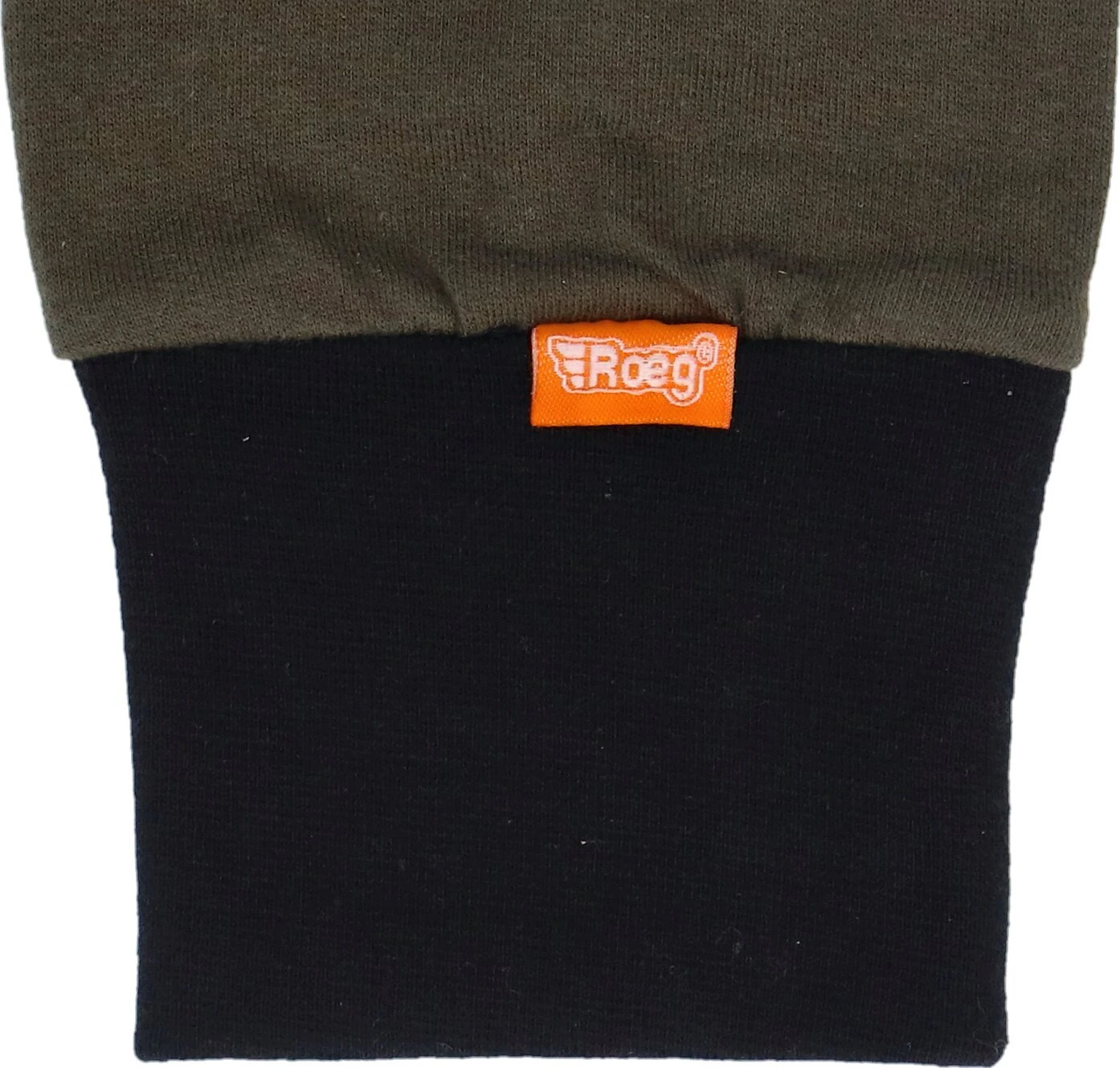 Roeg Shawn stripe sweatshirt, army Green, black, M