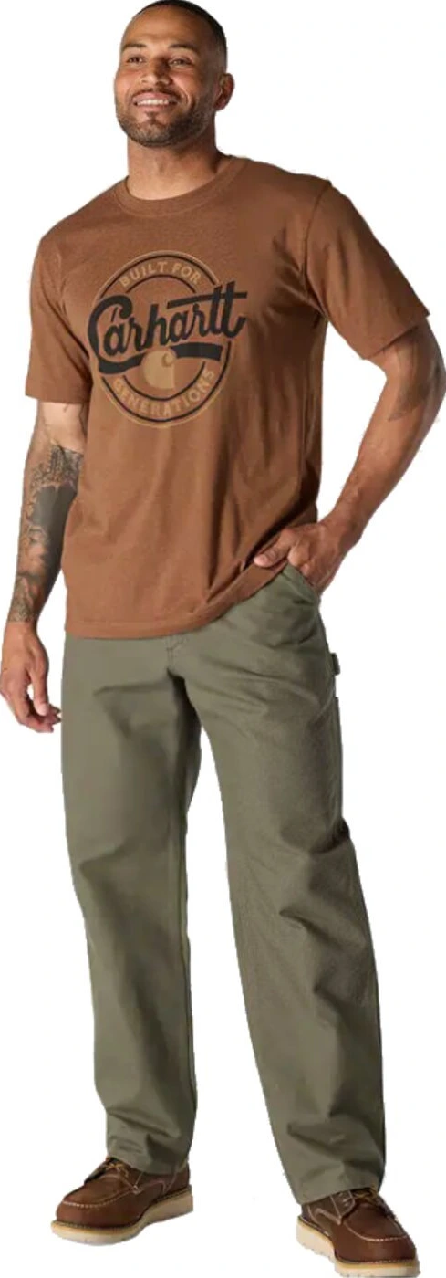 Carhartt Script Graphic t-shirt, red duck heather, 2XL