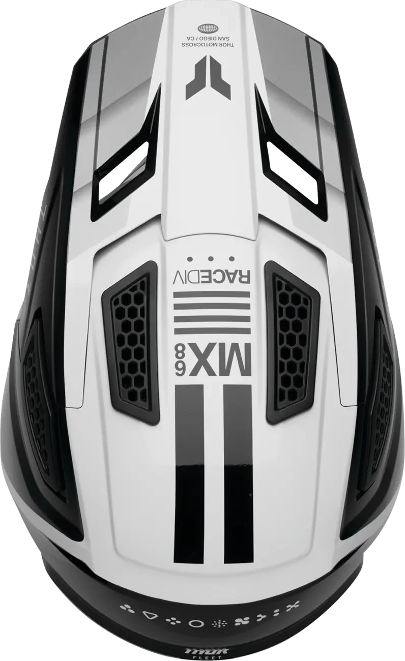 HELMET FLEET DEFY BK/WH MD